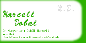 marcell dobal business card