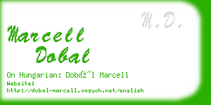 marcell dobal business card